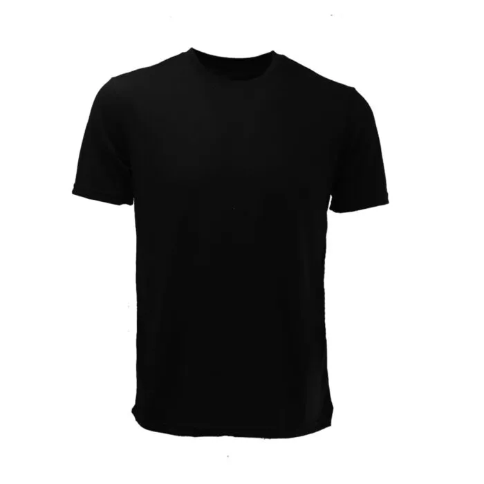 recycled black 114 | Recycled Unisex Tee - Image 1