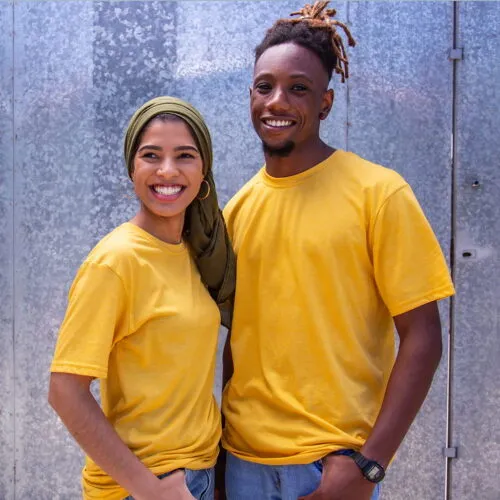 unisex tee melange